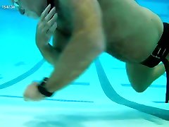 underwater swim in circle