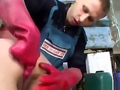 fisting gloves mature Granny Anal