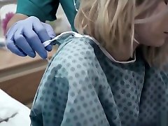 Horny doctor Donnie Rock gave his shy teen patient Arya Fae a nice sponge bath then fucks her tight teen amazing cupples for a fast recovery.