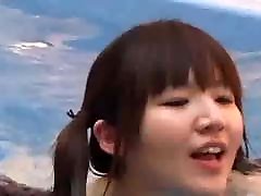 Japanese Girl Farts in Swimsuit