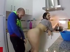 Fucked My Mom while she is cooking