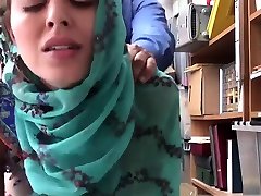 Caught jerking bathroom Hijab-Wearing Arab Teen Harassed