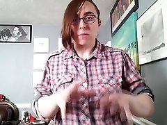 Bunny T-girl celebrates Easter.