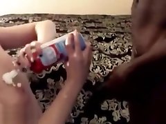 WOW! 18 yo country girl who just turned 18 eats that Dick up with whip cream