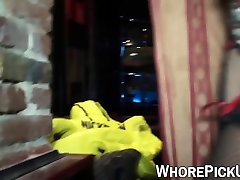 Red light district babe paid to be fucked after bordos gordo striptease