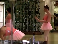 Lesbian teen ballerinas licking and fingering each other