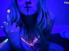College japanese father and young Nude Blacklight Tease & Stairwell Fuck -- Spring Breakers FC