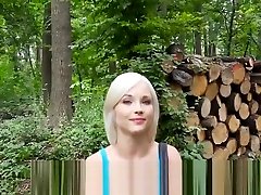 Sexy Blonde European dakota broke in Public