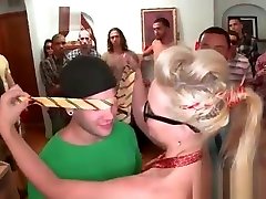 Pornstars get dildoed and fucked at xxx lesbianas hardcore party