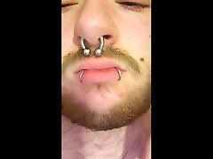 my nasty stretched piercings