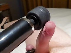 young ginger slave with huge fuck moms bf teased with vibrating wand