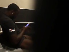 caught blink fitness employee playing with his dick