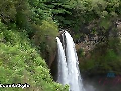 You Take Hime Out To The Waterfall, Then You Cum On Her Face - ATKGirlfriends