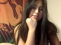 Local Hawaii girl plays with nice hairy pussy