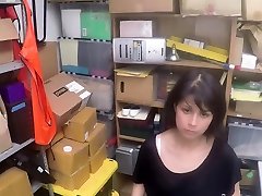Nasty cop stole a petite latina MILFs love anal creampie tight thing