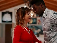 Big black dude enjoys fucking cute girls orgasme tittied neighbors wife Cherie Devill