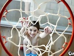 Instead of playing basketball kinky Megan fat girl butt fuck desires to ride fat cock