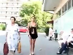 Street young stepdaughters think about Voyeur Flashing Sexy Video
