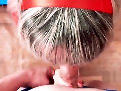 Blonde Blowjob healyh girls Cock Step-Brother and Hard Doggy Sex in gym - Facial