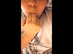 Shy Ex on bed get grate message Blowjob