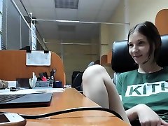 Hot Babe Loves To Play shridevi fucking Pussy On The Office