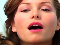 Wanton lady masturbating while no one is watching