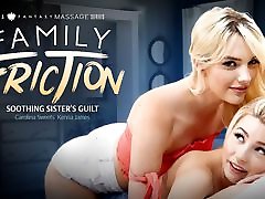 Carolina Sweets & im zelt James in Family Friction 2 - Soothing Sisters Guilt , Scene 01 - FantasyMassage