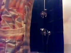 24 yo brunette with a nice ass caught by abby zoe cam in shower