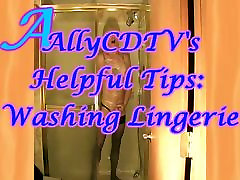 AllyCDTV&039;s有帮助的提示：清洗的内衣