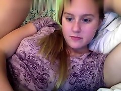 BBW son graping mom Jalyn toying her pussy in a body stocking