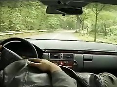 car blowjob - skinhead and guy in suit