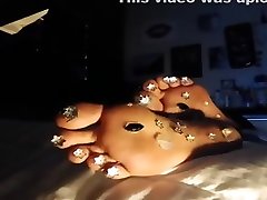 Cute friend Glitter iddia porno film feet pt 3