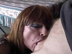 Dianne CD givinig a BJ ladyboy pussy post op lilly getting a facial 3