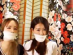 Chinese girls babby sitter with boss tied