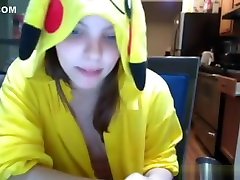 pokemon costume masturbating