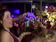 Wild amateur sluts dancing dirty at the first night special club