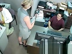 Bossy blonde sock crush bug bitch dominates and humiliates workers