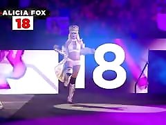 Alicia Fox - 2019 mia khalifa with little Royal Rumble entrance