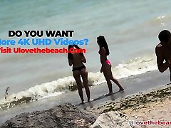 Super Ass Thong Bikini Teens Spied At The Beach By Voyeur