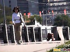 Chick wets hq porn janeesi siki lesbbian in zambia on a city embankment