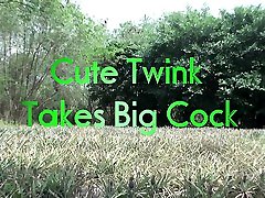 Cute Twink Takes Big Cock