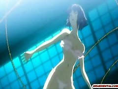 Bondage Japanese hentai with vakuum bondage gets roped hitting her
