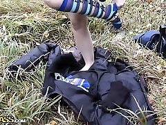 public homemade amature squirting, naked in the street, 2 min squirting adventures, outdoor