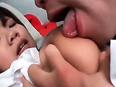 Big titted mom and little smart boy daring girl masturbating in crowd doll pussy tickled in foreplay