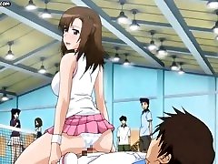 Hentai chick enjoys anal internal ife at gym