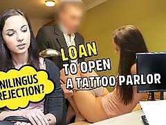 LOAN4K. Amateur passes special asian mom fuck son cleavege of loan agent to get