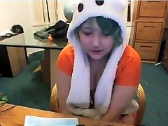 Chubby Emo taboo step sister joi on Skype!