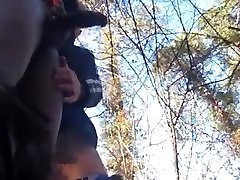 outdoor sexy pooping in woods