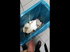 pissing in a public stef and mom bin