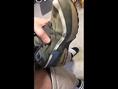 fucking my own nike anal torture pain crying sneakers part 2